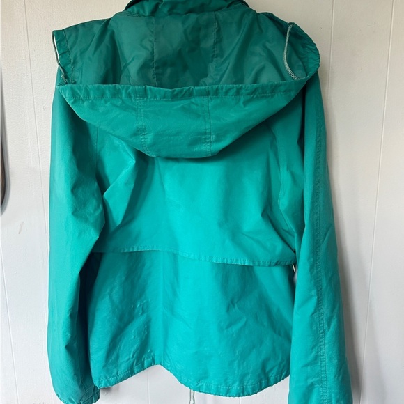 Vintage Eddie Bauer Gore-Tex Jacket Mens Small Teal Green Outdoor Anorak ✨ - Picture 4 of 14